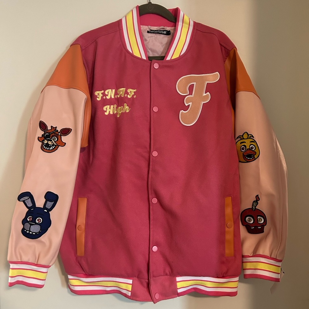 Five Nights at Freddy’s Theory Wear Letterman’s Jacket